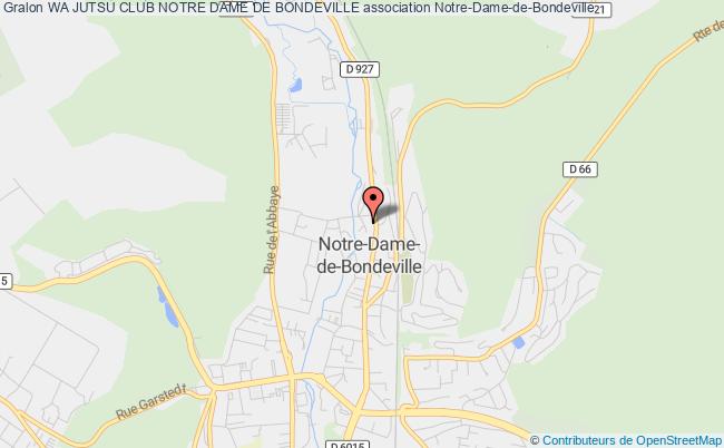 plan association Wa Jutsu Club Notre Dame De Bondeville Notre-Dame-de-Bondeville