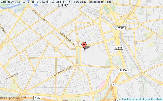 plan association Waao - Centre D'architecture Et D'urbanisme Lille