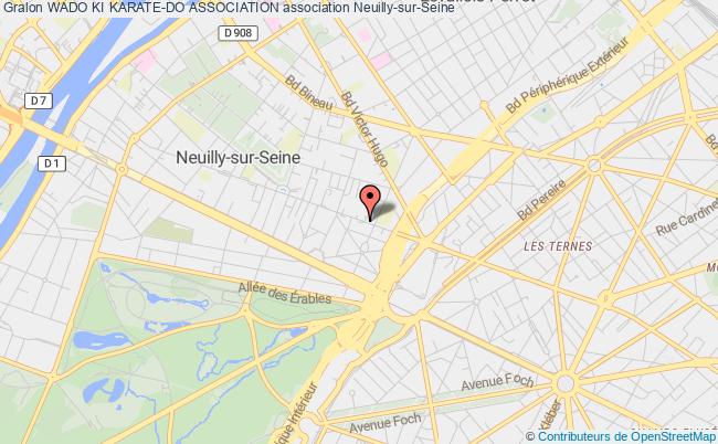 plan association Wado Ki Karate-do Association Neuilly-sur-Seine