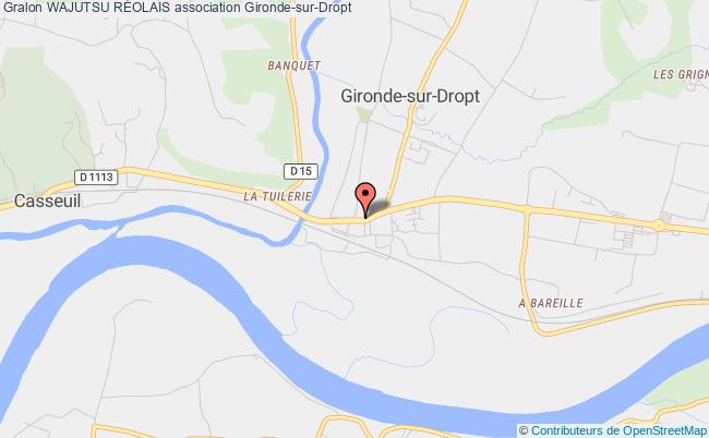 plan association Wajutsu RÉolais Gironde-sur-Dropt