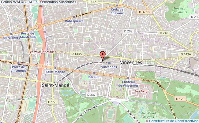 plan association Walkscapes Vincennes