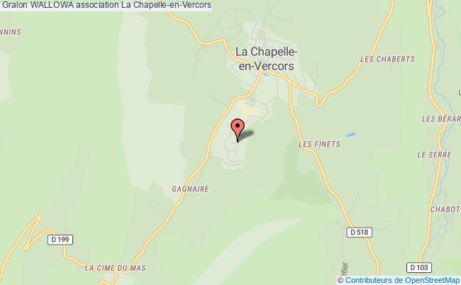 plan association Wallowa La Chapelle-en-Vercors