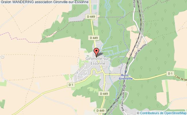 plan association Wandering Gironville-sur-Essonne