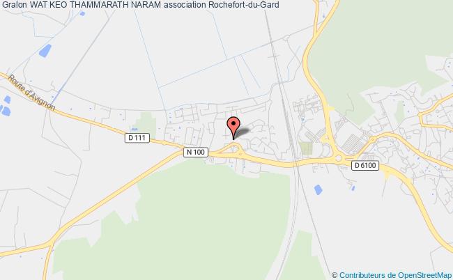plan association Wat Keo Thammarath Naram Rochefort-du-Gard