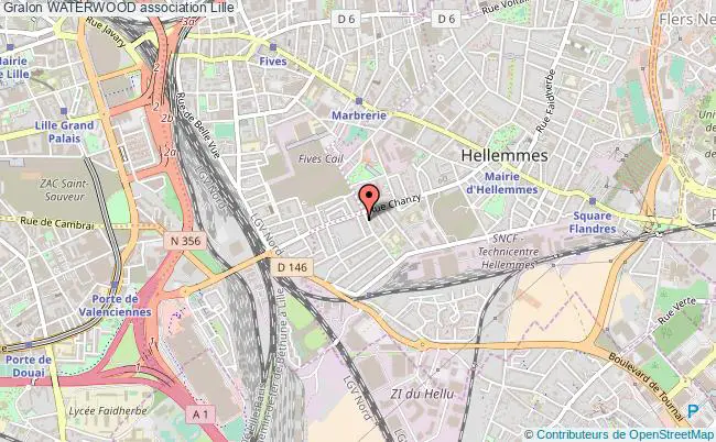 plan association Waterwood Hellemmes-Lille