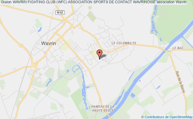 plan association Wavrin Fighting Club (wfc) Association Sports De Contact Wavrinoise Wavrin