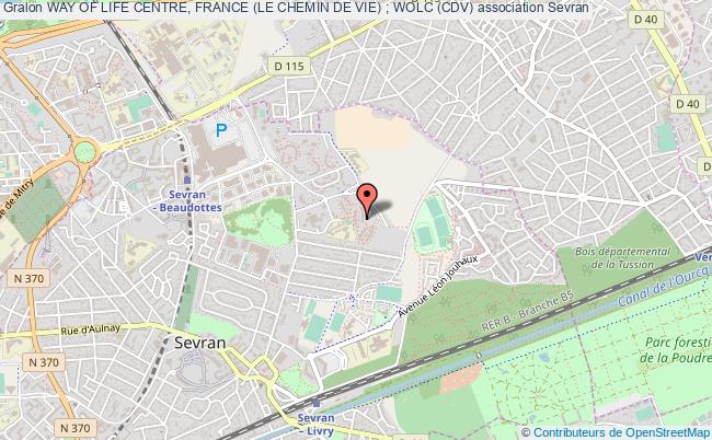 plan association Way Of Life Centre, France (le Chemin De Vie) ; Wolc (cdv) Sevran