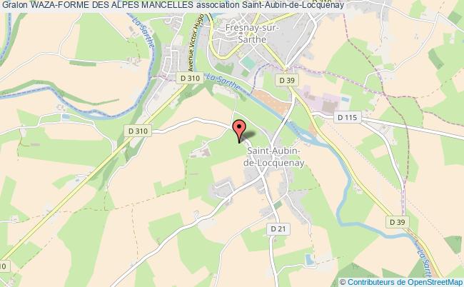plan association Waza-forme Des Alpes Mancelles Saint-Aubin-de-Locquenay
