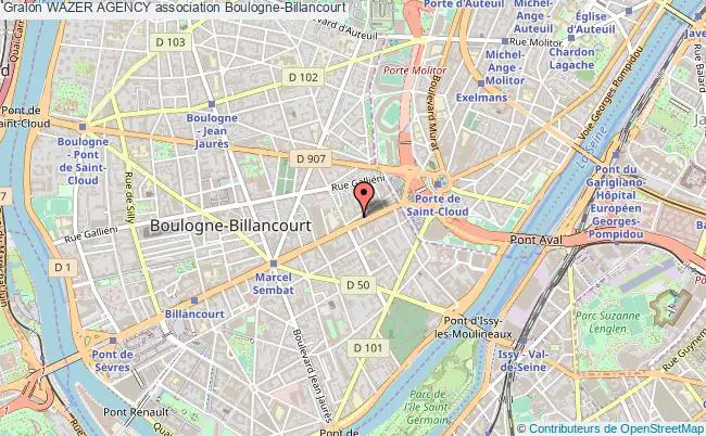 plan association Wazer Agency Boulogne-Billancourt