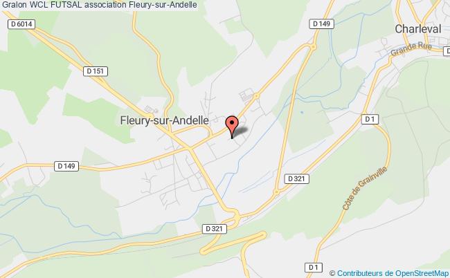 plan association Wcl Futsal Fleury-sur-Andelle
