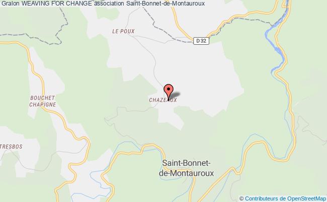 plan association Weaving For Change Saint-Bonnet-de-Montauroux