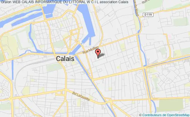 plan association Web Calais Informatique Du Littoral W C I L Calais