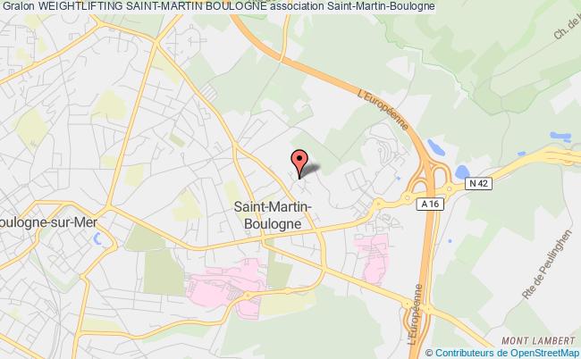 plan association Weightlifting Saint-martin Boulogne Saint-Martin-Boulogne