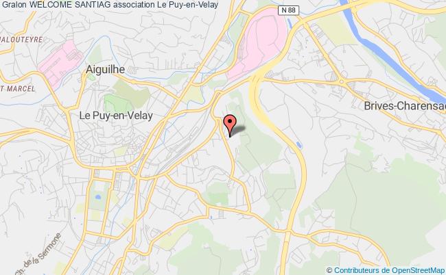 plan association Welcome Santiag Le Puy-en-Velay