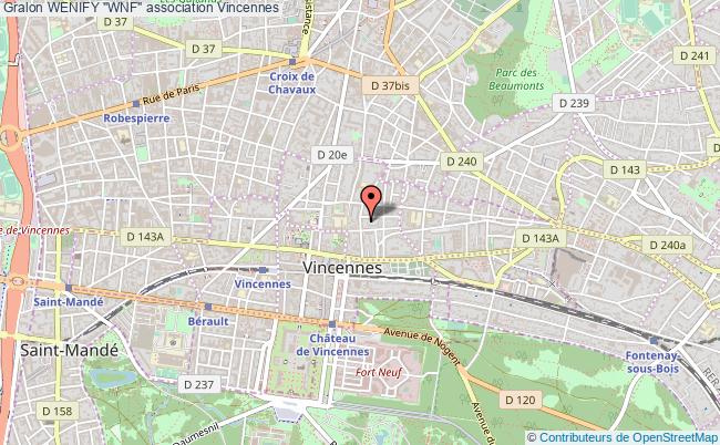 plan association Wenify "wnf" Vincennes