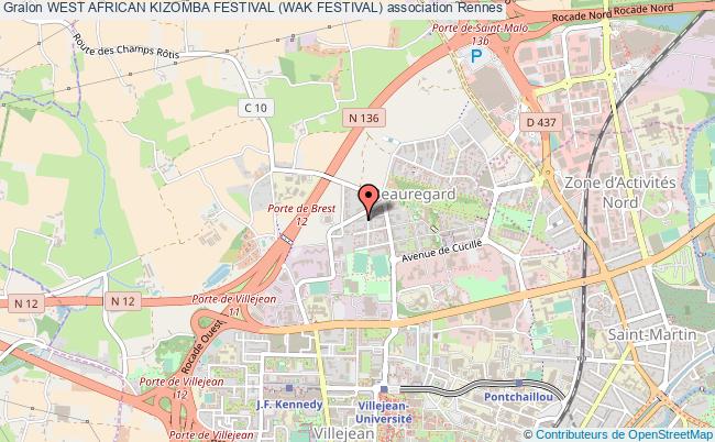 plan association West African Kizomba Festival (wak Festival) Rennes