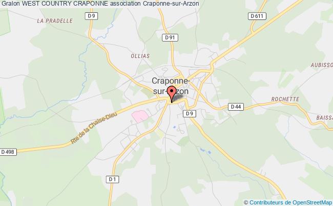 plan association West Country Craponne Craponne-sur-Arzon