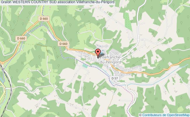 plan association Western Country Sud Villefranche-du-Périgord
