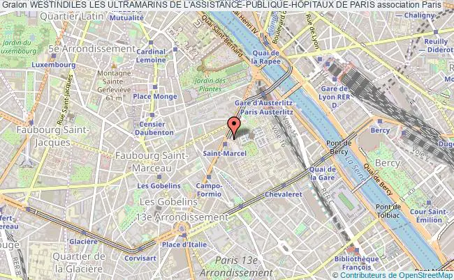 plan association Westindiles Les Ultramarins De L'assistance-publique-hÔpitaux De Paris Paris