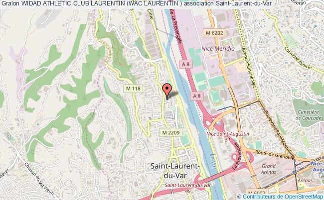 plan association Widad Athletic Club Laurentin (wac Laurentin ) Saint-Laurent-du-Var