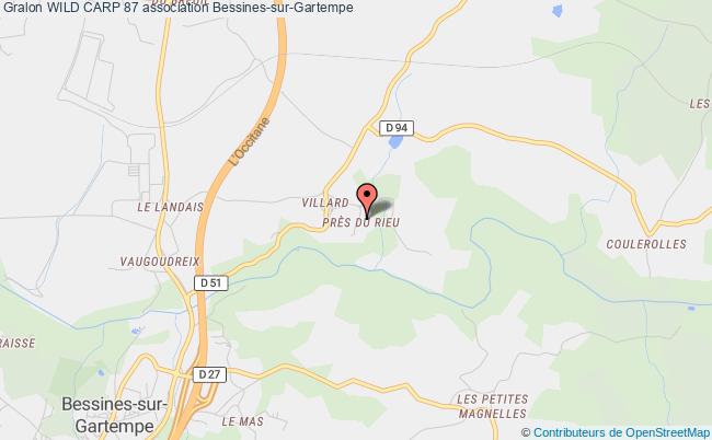 plan association Wild Carp 87 Bessines-sur-Gartempe