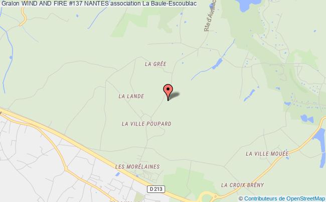plan association Wind And Fire #137 Nantes La Baule-Escoublac