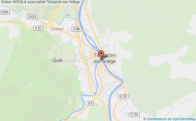 plan association Wool& Tarascon-sur-Ariège