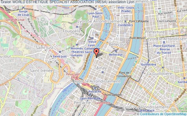 plan association World Esthetique Specialist Association (wesa) Lyon 2e Arrondissement