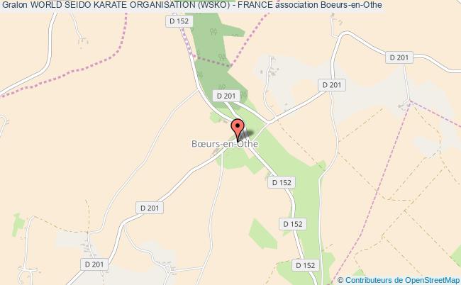 plan association World Seido Karate Organisation (wsko) - France Boeurs-en-Othe