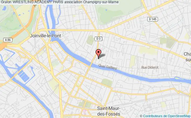 plan association Wrestling Academy Paris Champigny-sur-Marne