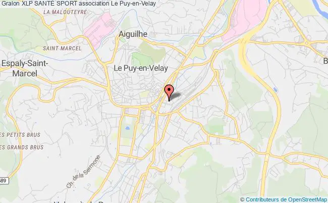 plan association Xlp SantÉ Sport Puy-en-Velay