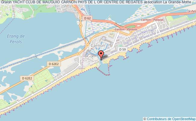 plan association Yacht Club De Mauguio Carnon Pays De L Or Centre De Regates La    Grande-Motte