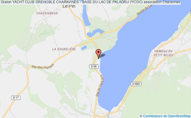 plan association Yacht Club Grenoble Charavines - Base Du Lac De Paladru (ycgc) Charavines