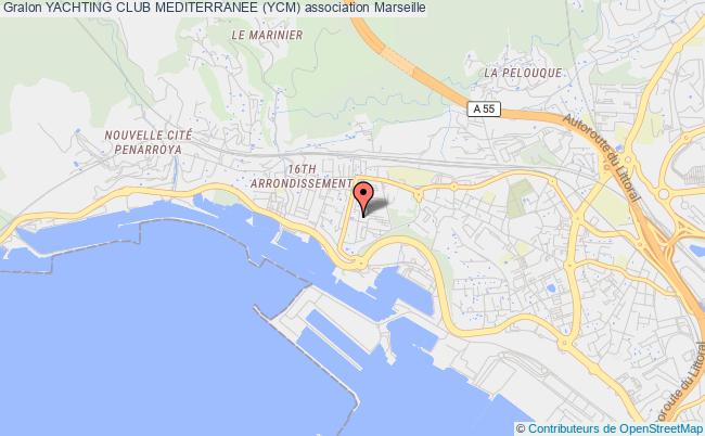 plan association Yachting Club Mediterranee (ycm) Marseille