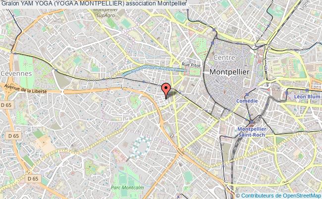 plan association Yam Yoga (yoga A Montpellier) Montpellier