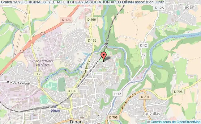 plan association Yang Original Style Tai Chi Chuan Association Xpeo Dinan Dinan