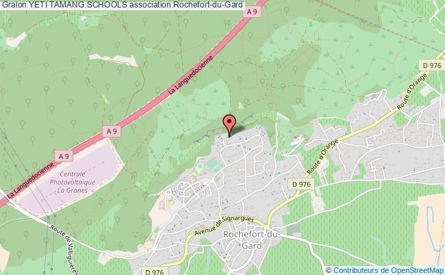plan association Yeti Tamang Schools Rochefort-du-Gard