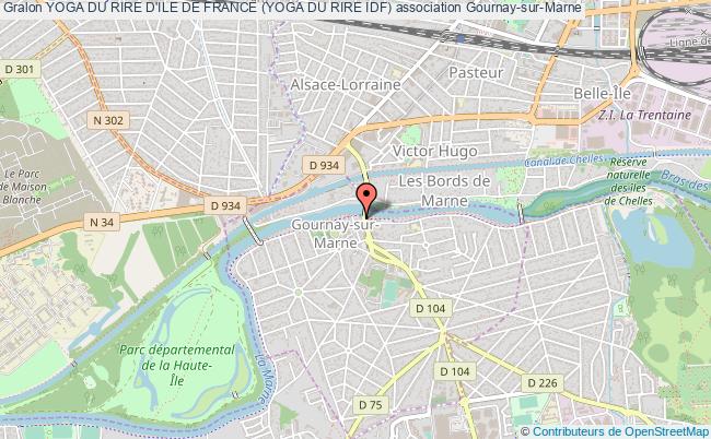 plan association Yoga Du Rire D'ile De France (yoga Du Rire Idf) Gournay-sur-Marne