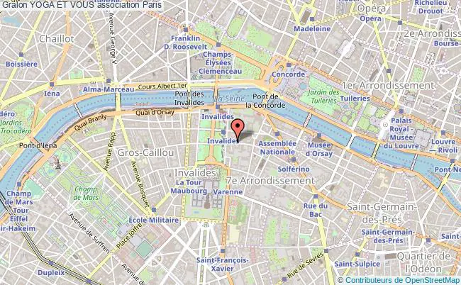 plan association Yoga Et Vous Paris