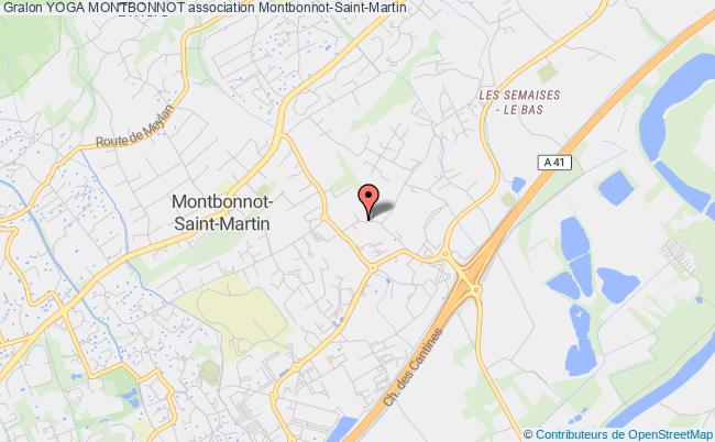 plan association Yoga Montbonnot Montbonnot-Saint-Martin
