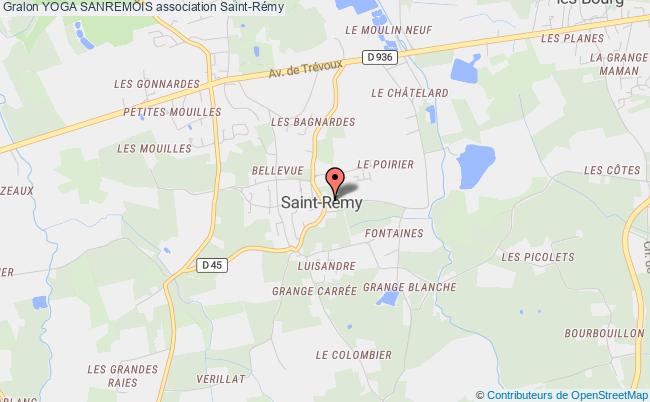 plan association Yoga Sanremois Saint-Rémy