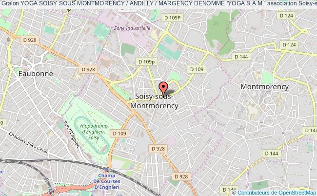plan association Yoga Soisy Sous Montmorency / Andilly / Margency Denomme 'yoga S.a.m.' Soisy-sous-Montmorency
