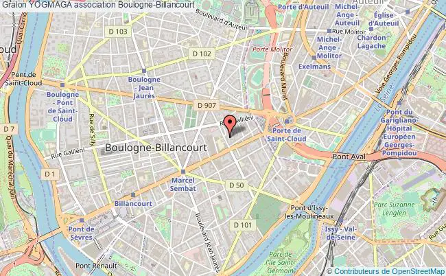 plan association Yogmaga Boulogne-Billancourt