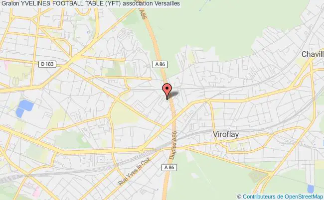 plan association Yvelines Football Table (yft) Versailles