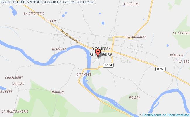 plan association Yzeures'n'rock Yzeures-sur-Creuse