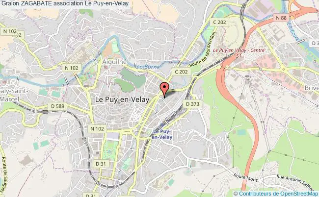 plan association Zagabate Le    Puy-en-Velay