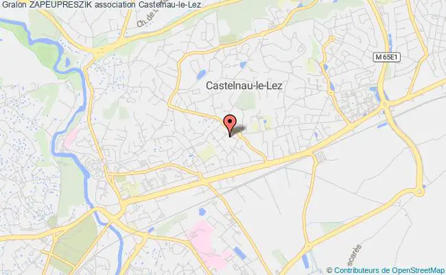plan association Zapeupreszik Castelnau-le-Lez