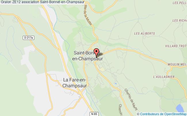 plan association Ze12 Saint-Bonnet-en-Champsaur