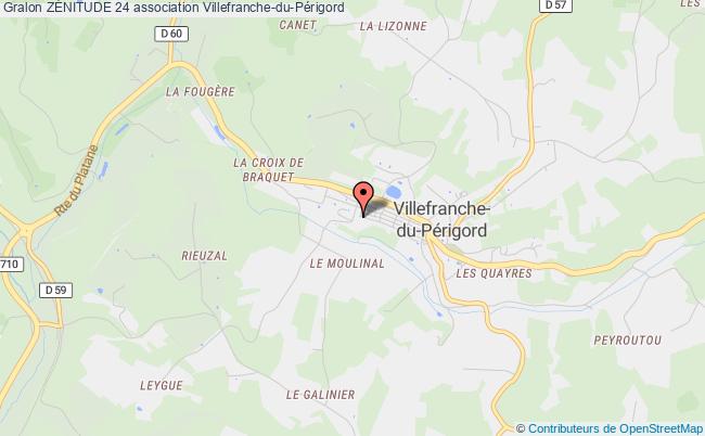 plan association ZÉnitude 24 Villefranche-du-Périgord
