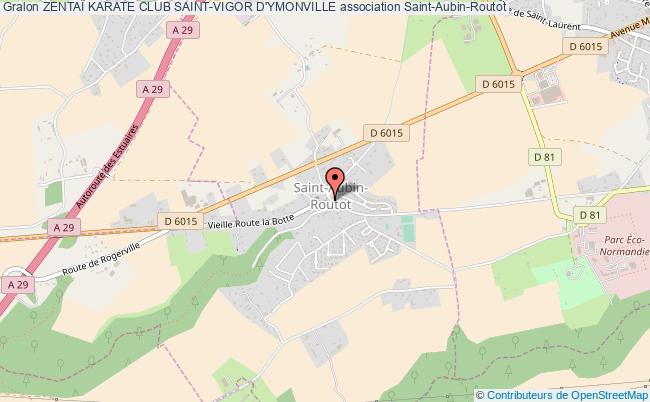 plan association ZentaÏ Karate Club Saint-vigor D'ymonville Saint-Aubin-Routot